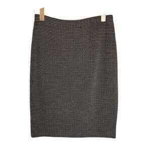 St. John Collection By Marie Gray Santana Knit Straight Skirt Size 4 Career Wear